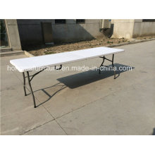 8ft Outdoor Outdoor Furniture of Plastic Folding Table para uso do restaurante